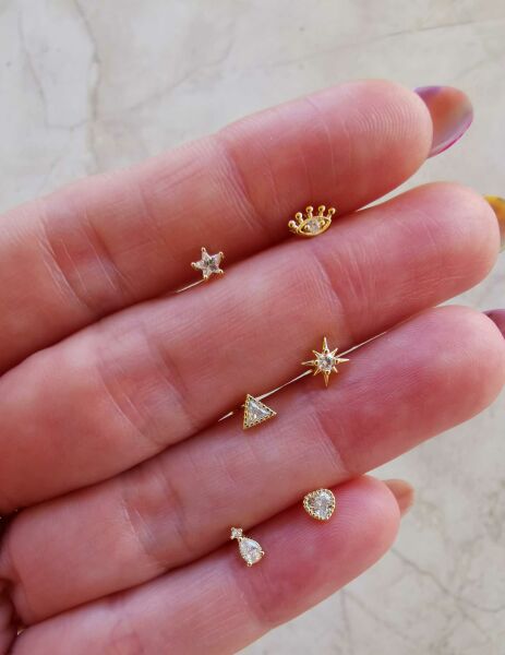 925 Ayar Gümüş Kıkırdak ve Tragus Piercingleri