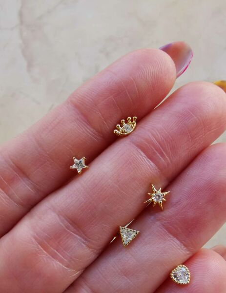 925 Ayar Gümüş Kıkırdak ve Tragus Piercingleri