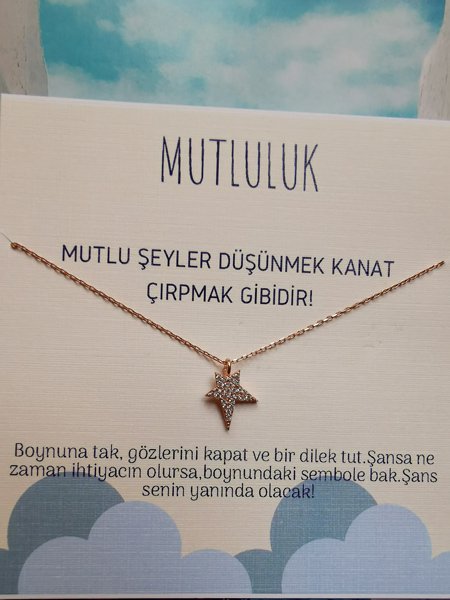 Kayan Yıldız Kolye