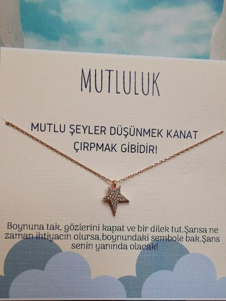 Kayan Yıldız Kolye