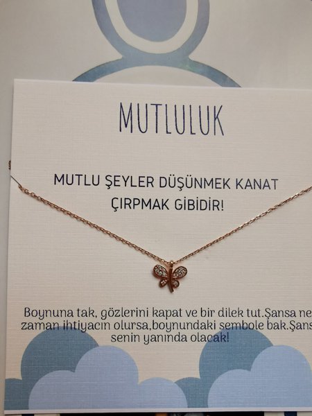 Mini Kelebek Kolye