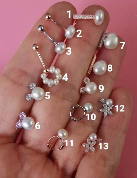 925 Ayar Gümüş Kıkırdak ve Tragus Piercing