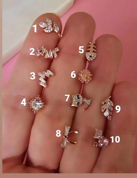 925 Ayar Gümüş Kıkırdak ve Tragus Piercingleri