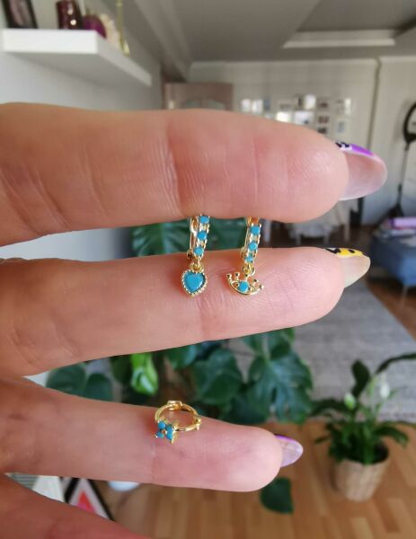 925 Ayar Gümüş Halka Kıkırdak Piercingleri