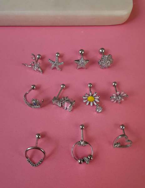 925 Ayar Gümüş Kıkırdak ve Tragus Piercingleri