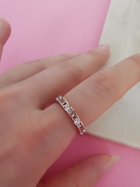 Baget Tek Taş Tamtur Yüzük