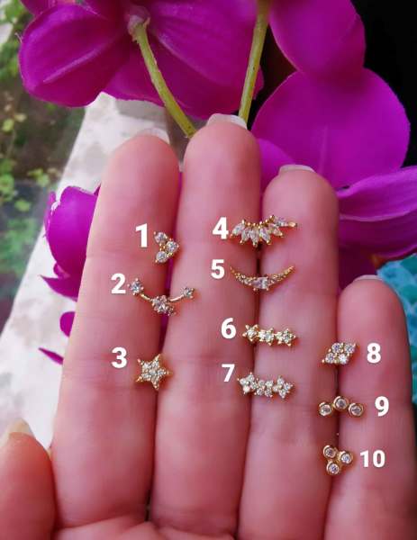 Cerrahi Çelik Kıkırdak ve Tragus Piercingleri