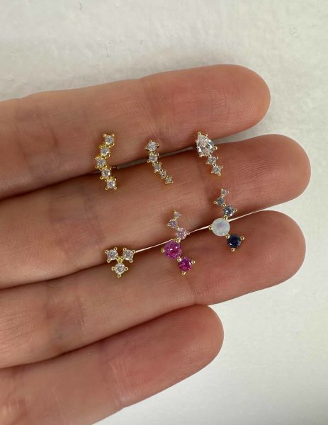 925 Ayar Gümüş Kıkırdak ve Tragus Piercingleri