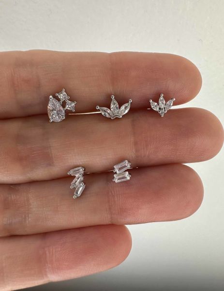 925 Ayar Gümüş Kıkırdak ve Tragus Piercingleri
