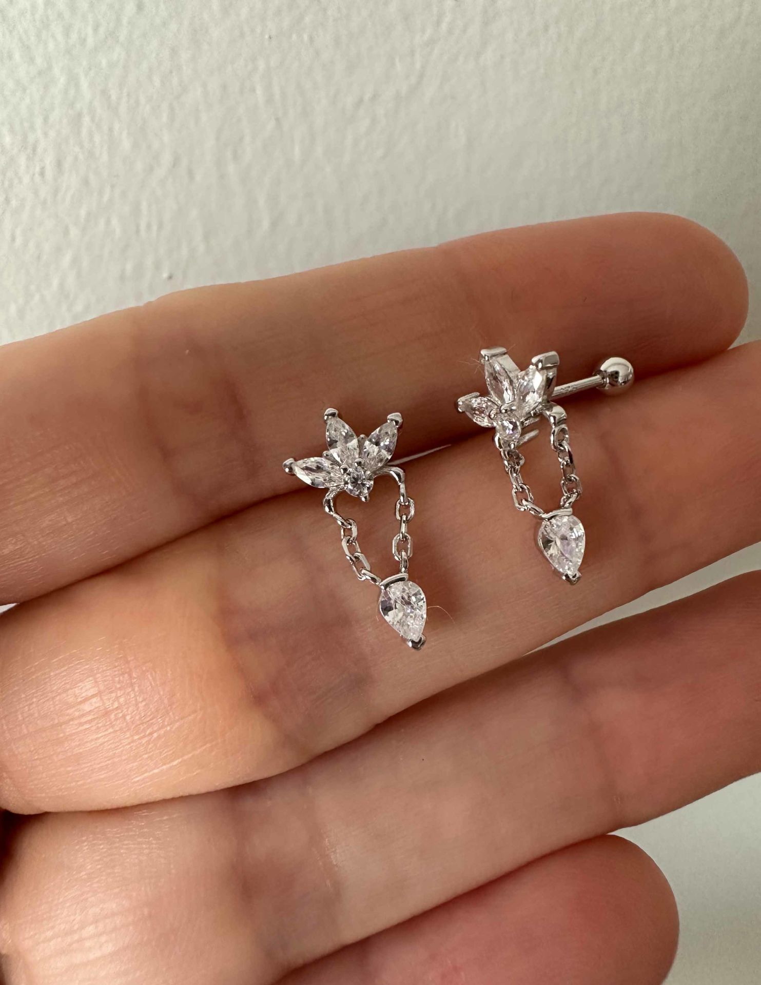 925 Ayar Gümüş Kıkırdak ve Tragus Piercingleri