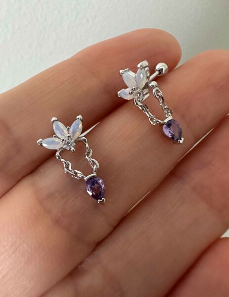 925 Ayar Gümüş Kıkırdak ve Tragus Piercingleri