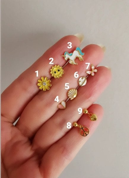 925 Ayar Gümüş Kıkırdak ve Tragus Piercingleri