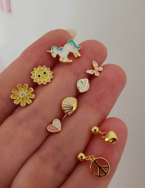 925 Ayar Gümüş Kıkırdak ve Tragus Piercingleri