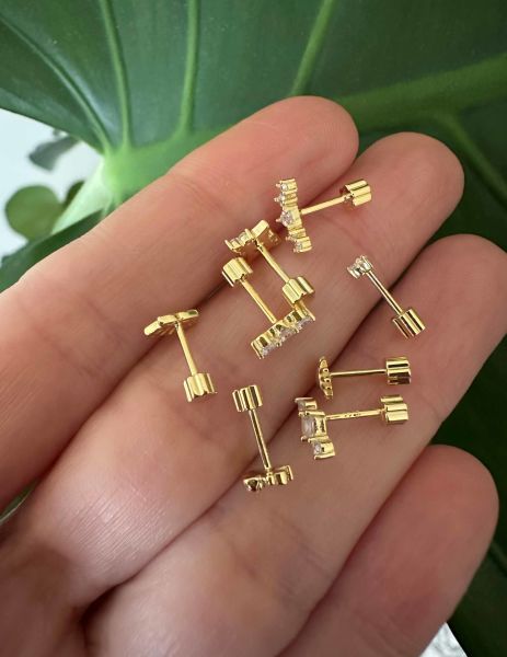 925 Ayar Gümüş Kıkırdak ve Tragus Piercingleri
