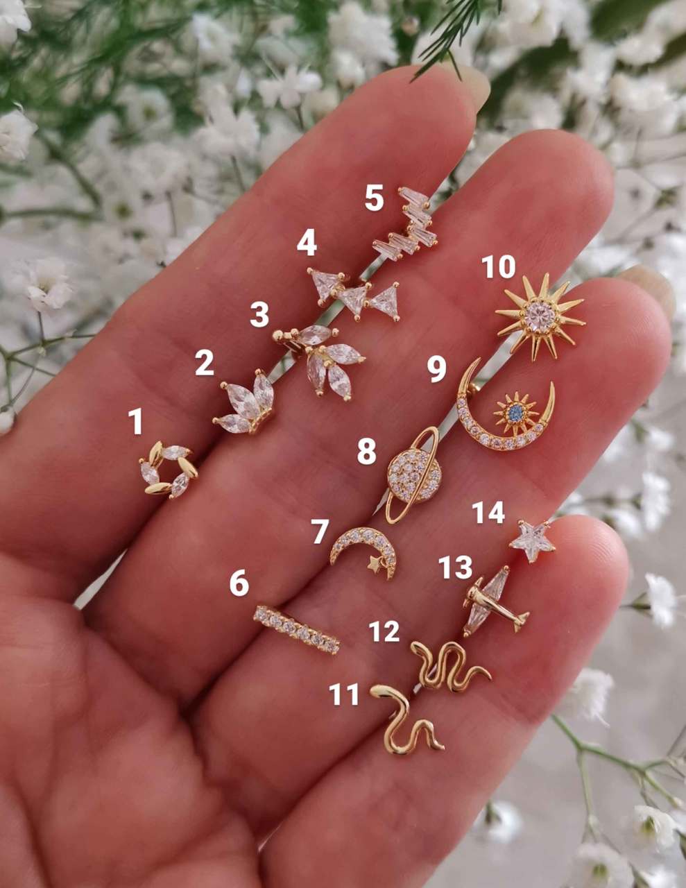 925 Ayar Gümüş Kıkırdak ve Tragus Piercingleri