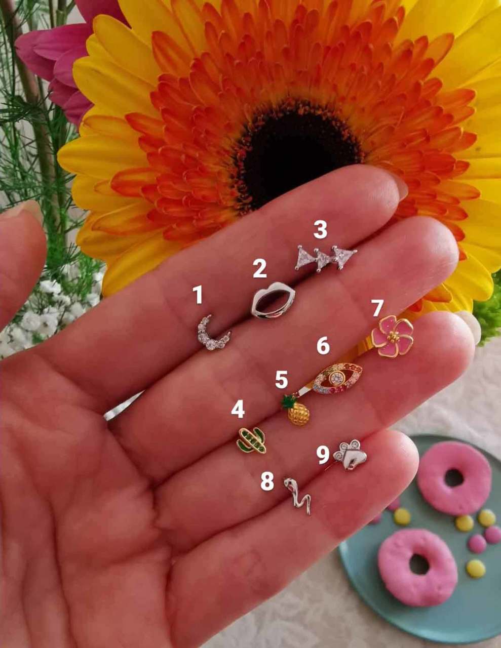 925 Ayar Gümüş Kıkırdak ve Tragus Piercingleri