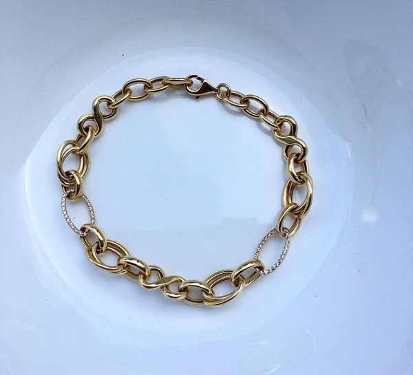 Regina Gold Zincir Bileklik