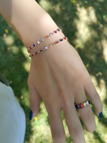 Rainbow Su Yolu Bileklik-İthal