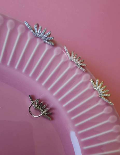 Güneş Earcuff Kıkırdak Küpe-İthal