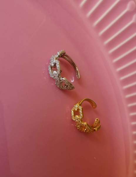 Zincir Earcuff Kıkırdak Küpe-İthal