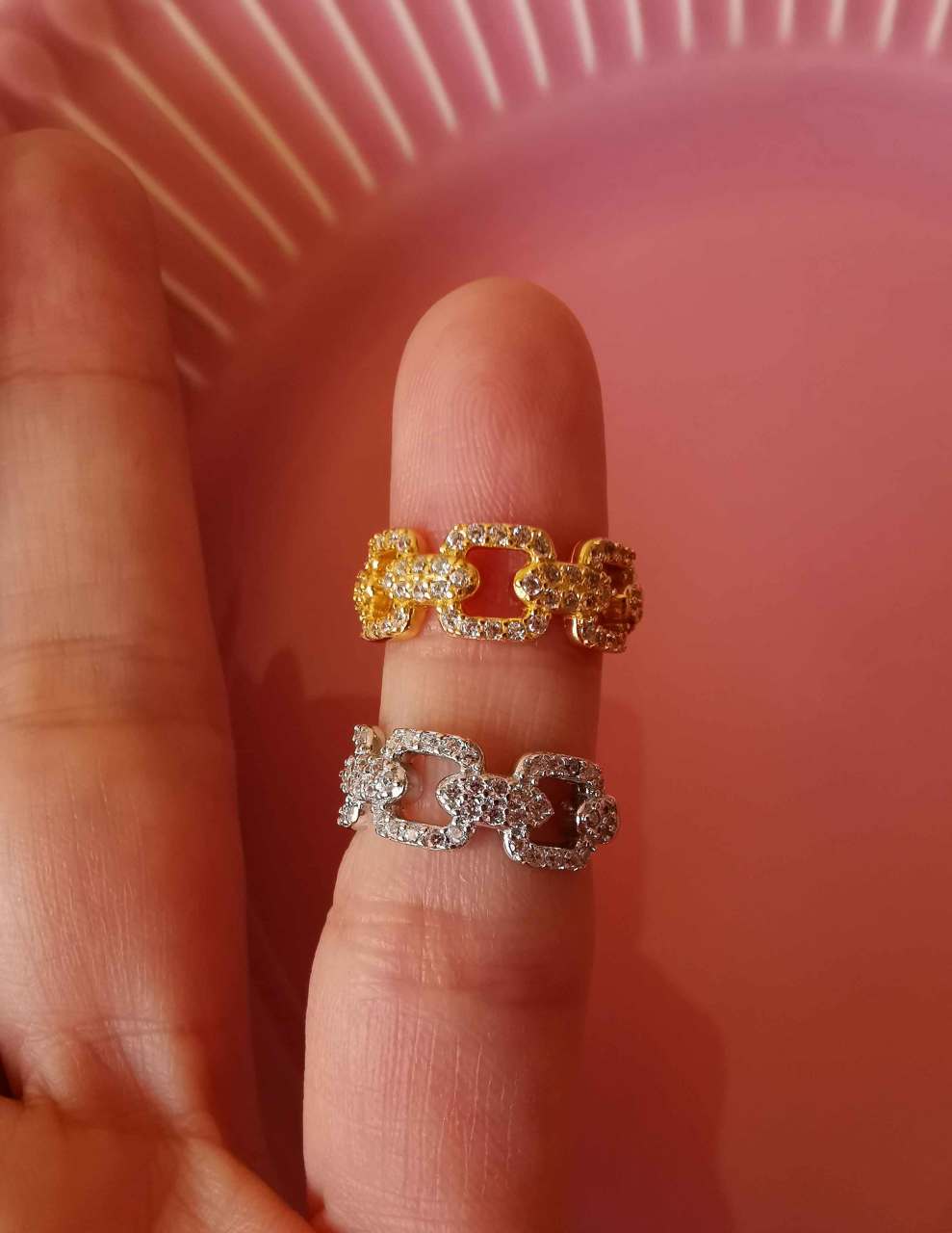 Zincir Earcuff Kıkırdak Küpe-İthal