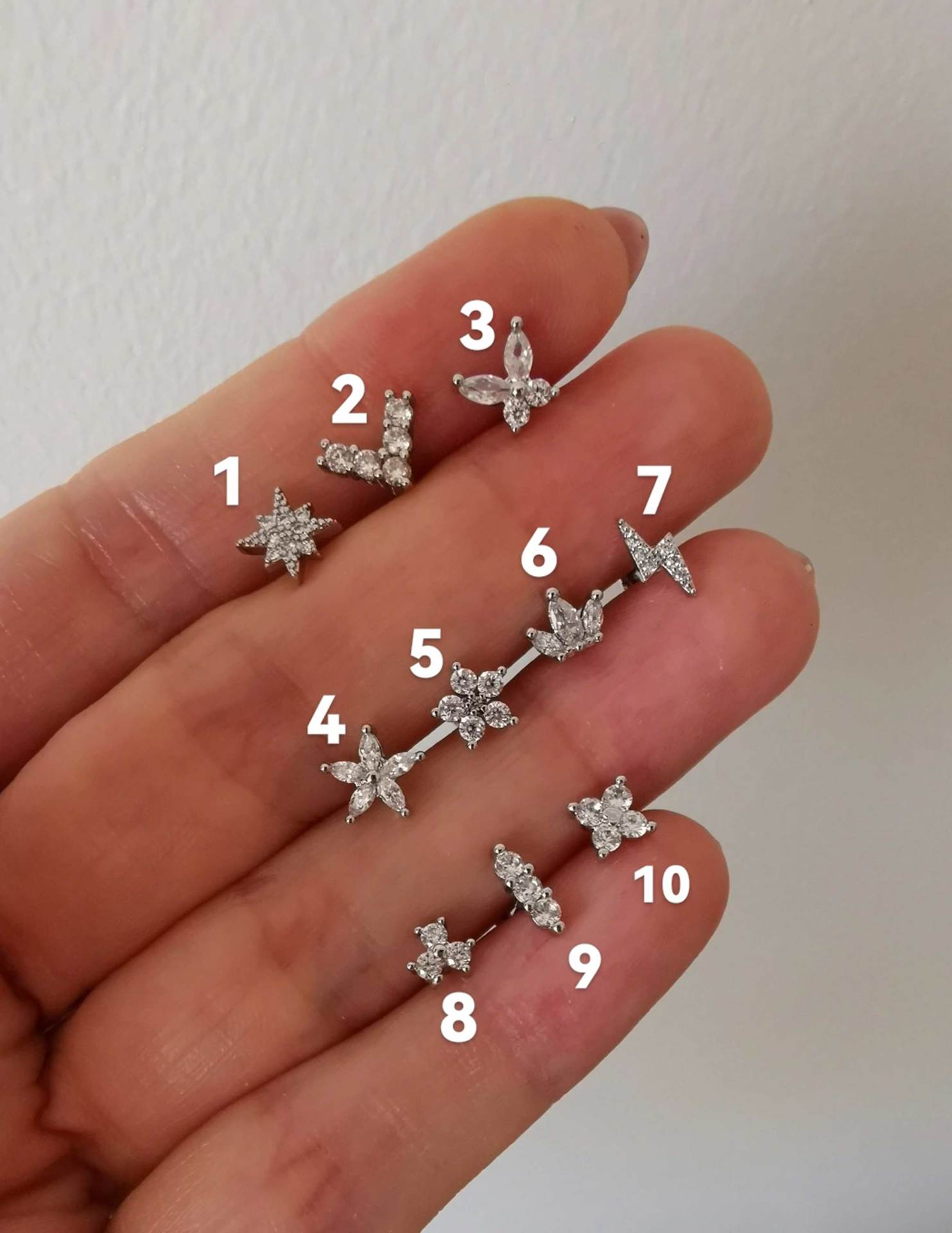 Cerrahi Çelik Kıkırdak ve Tragus Piercingleri