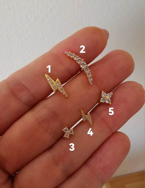 Cerrahi Çelik Kıkırdak ve Tragus Piercingleri