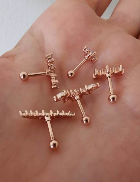 Cerrahi Çelik Kıkırdak ve Tragus Piercingleri