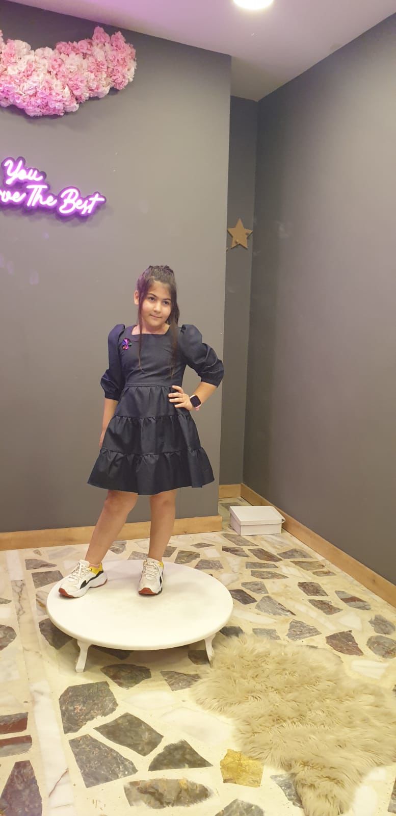 Kız Çocuk Kot Elbise