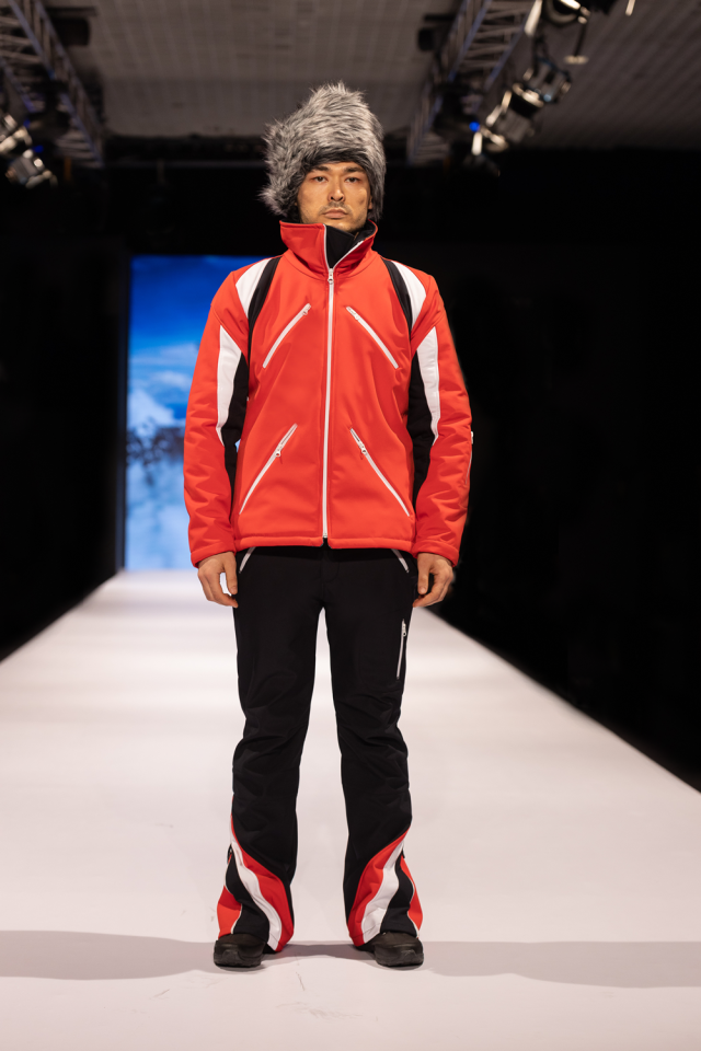 SD Erkek Kayak-Snowboard Kırmızı Ceket Pantolon Takım
