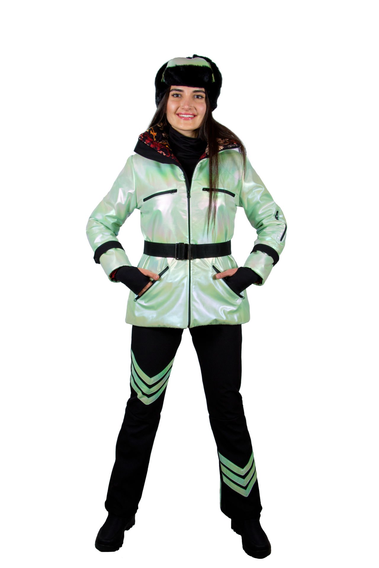 SD Neon Mintyeşili  Kayak-Snowboard Ceket Pantolon Takım