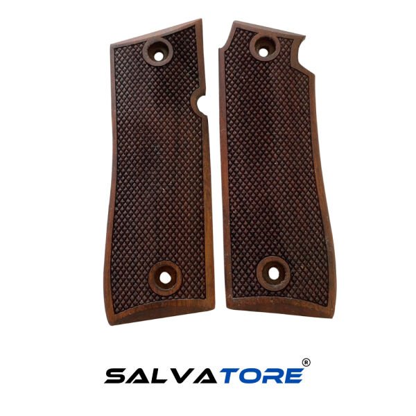 Salvatore Walnut Tactical Patterned Pistol Grip For Colt Mustang Full Size Shooting Gun Accessories