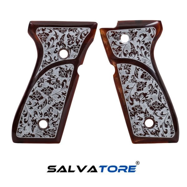 Salvatore Acrylic Grips for Beretta 92, 96, 98 & M9 Tactical Airsoft Equipment Pistol Gun Tactical Shooting & Hunting Accessories