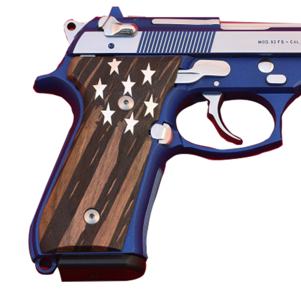 Salvatore Beretta 92/96/98/M9 Walnut Handle Grip Pure Silver Tactical Airsoft Equipment Pistol Gun Shooting Accessories