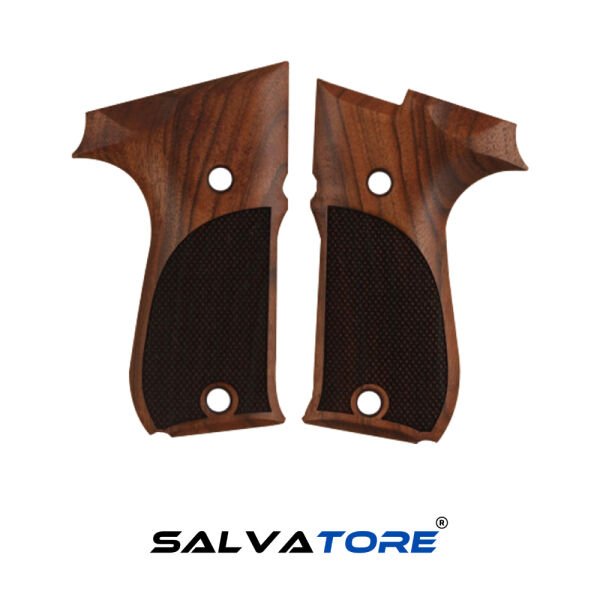 Salvatore Walnut Wood Pistol Grips Handgun Handmade for Walther P88 Tactical Airsoft Gun Hunting Accessories