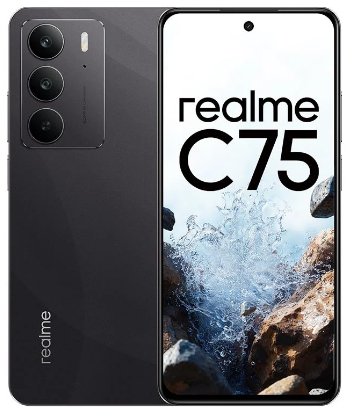 Realme C75 8/256GB Akıllı Telefon Fırtına Karası
