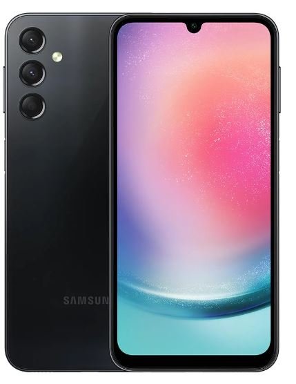 Samsung Galaxy A24 6Gb/128Gb A245-Dsn Siyah (Samsung Türkiye Garantili)