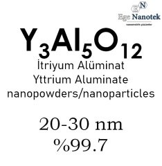 Nano İtriyum Alüminat Tozu 20-30 nm