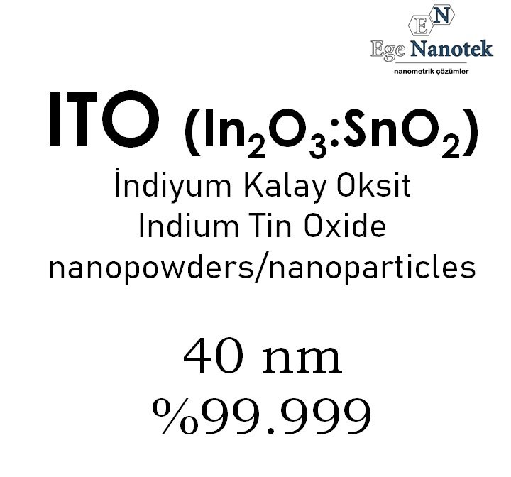 Nano İndiyum Kalay Oksit Tozu 40 nm
