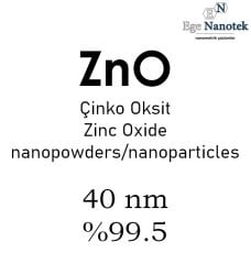 Nano Çinko Oksit Tozu 40 nm