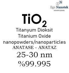 Nano Titanyum Dioksit Tozu Anatas Anatase 25-30 nm