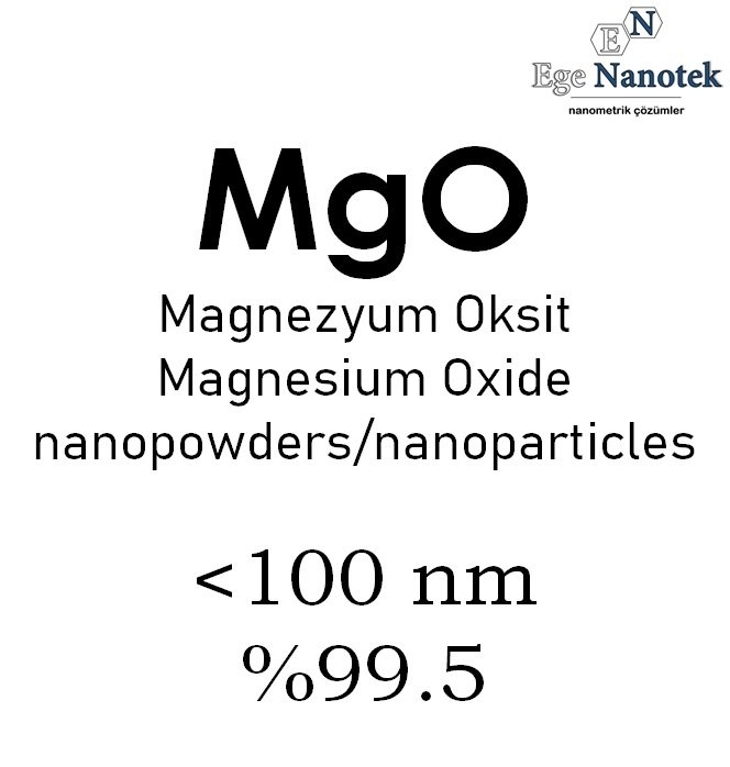 Nano Magnezyum Oksit Tozu <100 nm