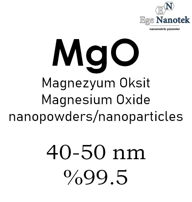 Nano Magnezyum Oksit Tozu 40-50 nm