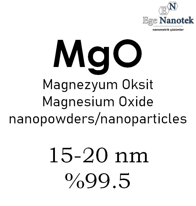 Nano Magnezyum Oksit Tozu 15-20 nm