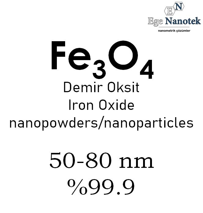 Nano Demir Oksit Tozu 50-80 nm