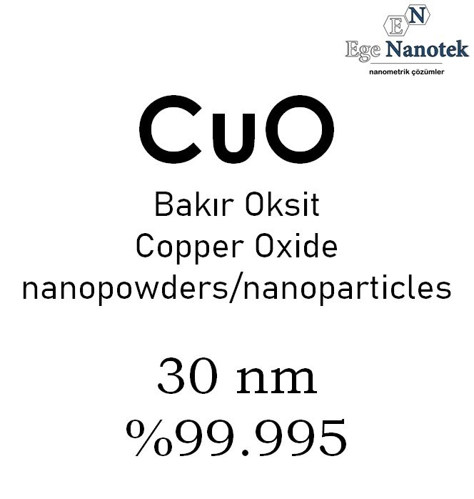 Nano Bakır Oksit Tozu 30 nm
