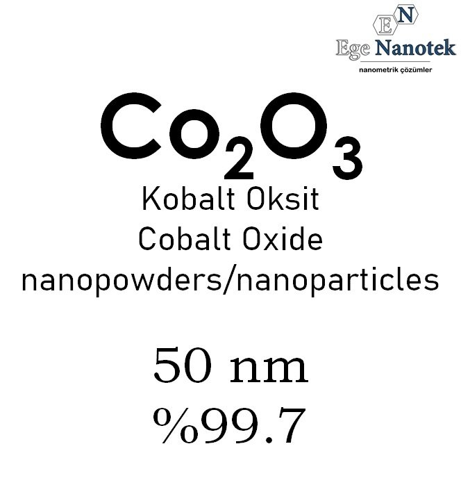Nano Kobalt Oksit Tozu 50 nm Co2O3
