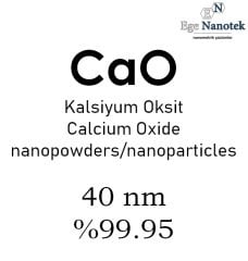Nano Kalsiyum Oksit Tozu 40 nm