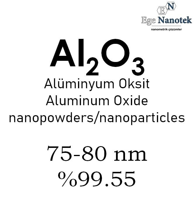 Nano Alüminyum Oksit Tozu 75-80 nm