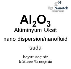 Alüminyum Oksit Dispersiyonu Nano Akışkanı Nano Fluid Suda